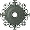 Ekena Millwork Orleans Medallion (Canopies up to 8 1/4"), 38 3/8"OD x 6 5/8"ID x 2 7/8"P, Cloud Burst Crackle CM38OLCBC - alternate 1
